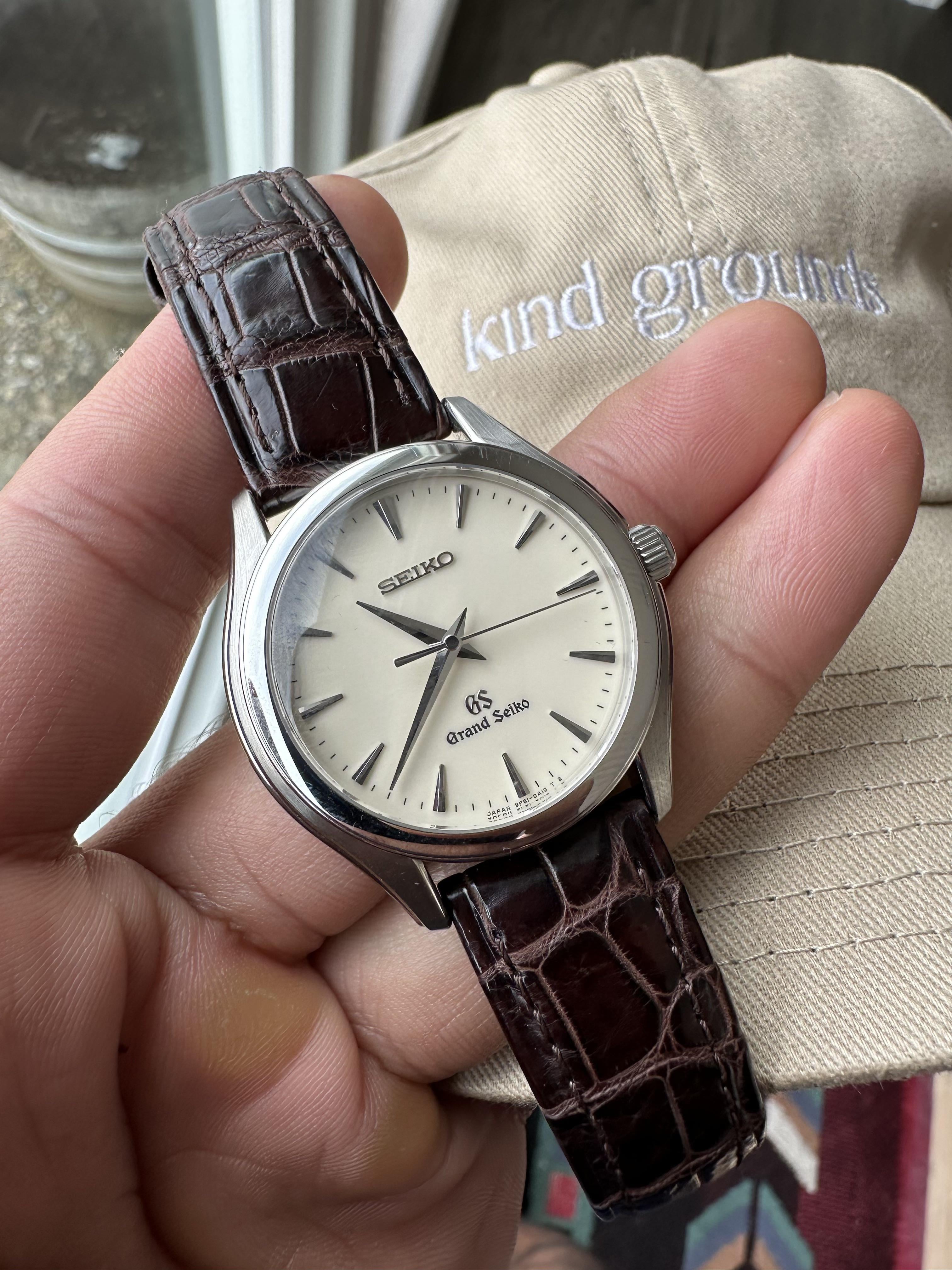 WTS Beautiful Cream Grand Seiko SBGX009 Priced to Move with OEM Strap Clasp Kind Grounds Freebie WatchCharts Marketplace