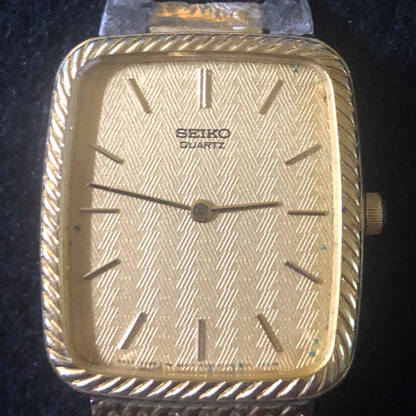 Vintage Seiko Quartz 8620-5099 Men's Watch Parts/Repair Gold Japan ...