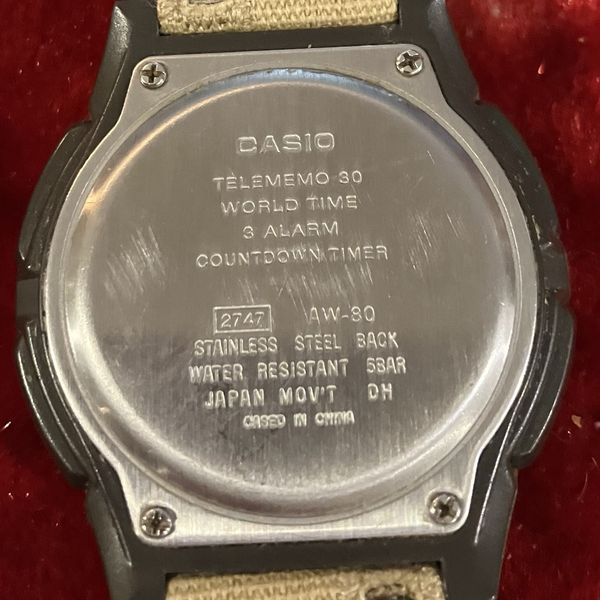 Olle Casio Module Preowned Men's Casio Watch - Module No. 2747 - Perfect Working ...