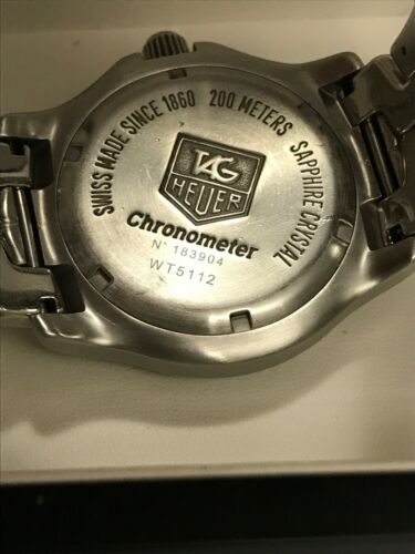 TAG HEUER LINK WT5112 AUTOMATIC BLUE DIAL 200M CHRONOMETER S