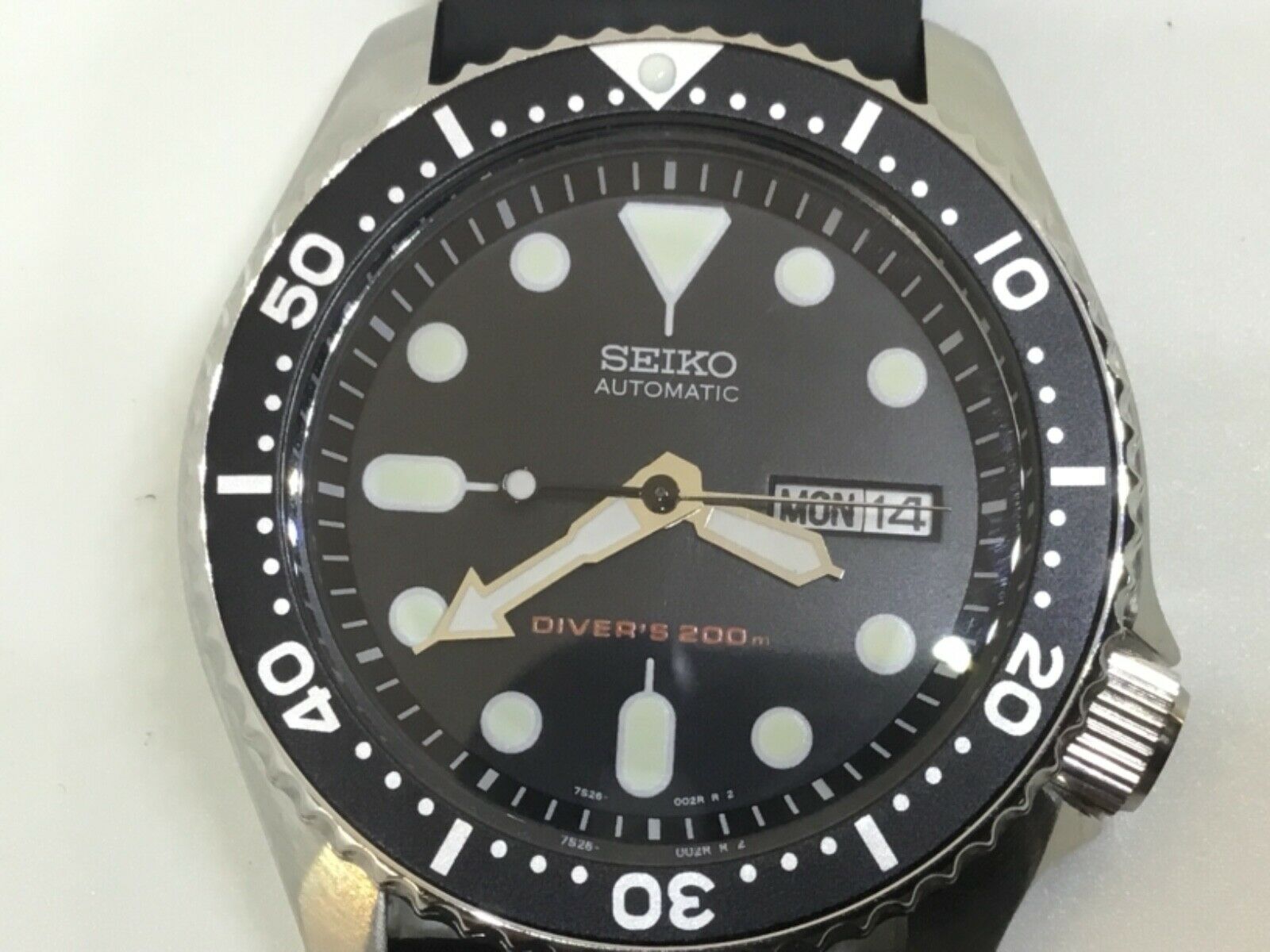 SEIKO Automatic Scuba Divers 200m 7S26-0020 Day Date 44mm Diver Watch |  WatchCharts