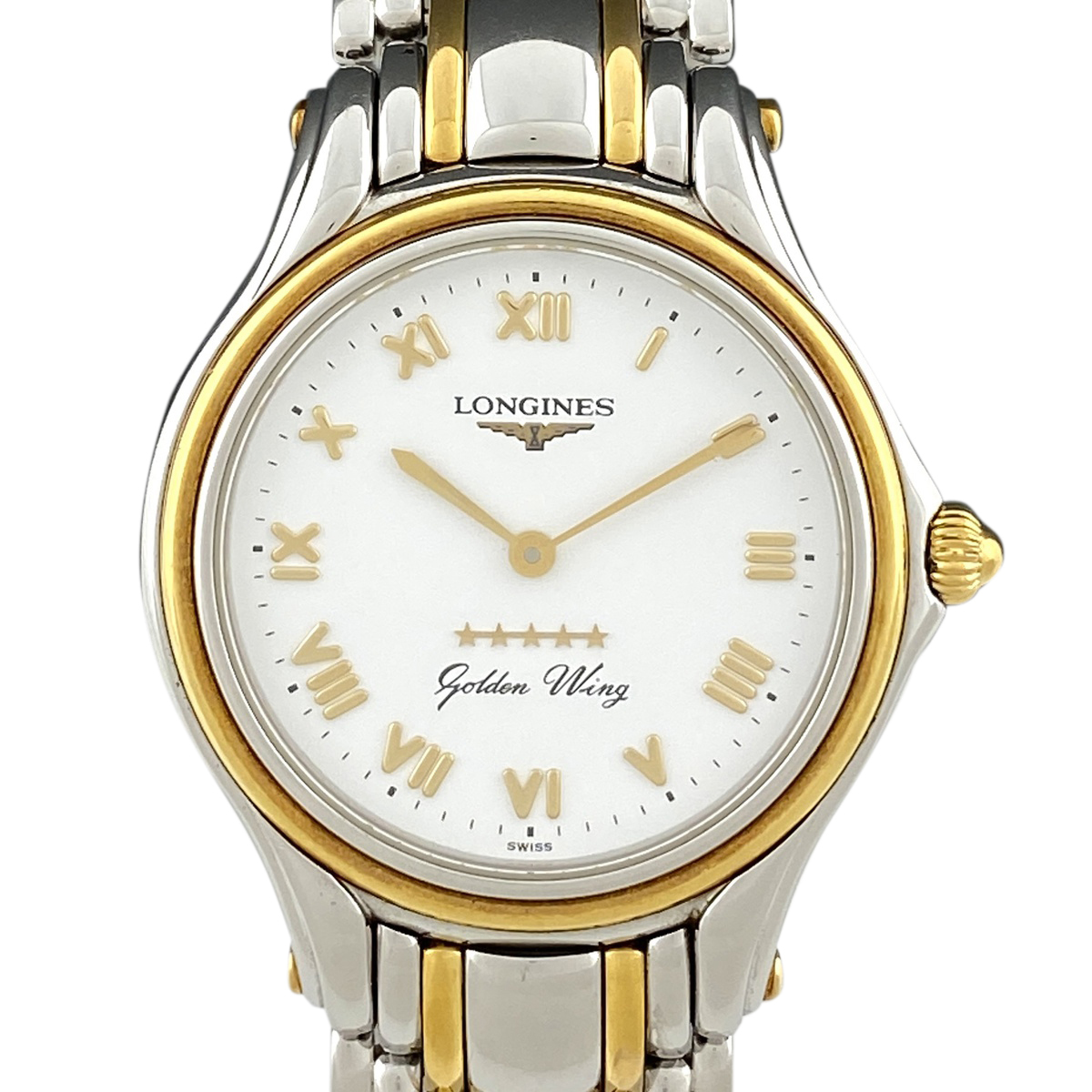 Longines LONGINES Golden Wing L3.605.5 Watch SS Quartz White