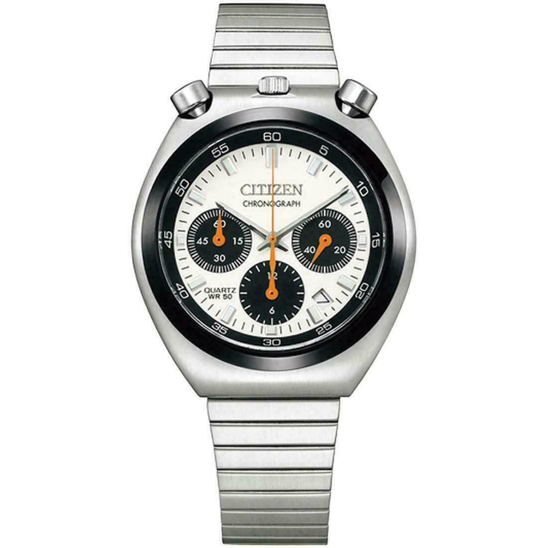 Citizen AN3660-81A Bullhead Record Label Tsuno Panda Chronograph