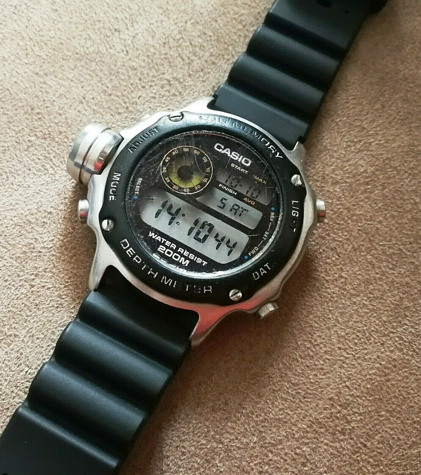 CASIO DEP-510 ログメモリー ディプスメーター 200m防水 CASIO DEP-510 ログメモリー ディプスメーター 200m防水