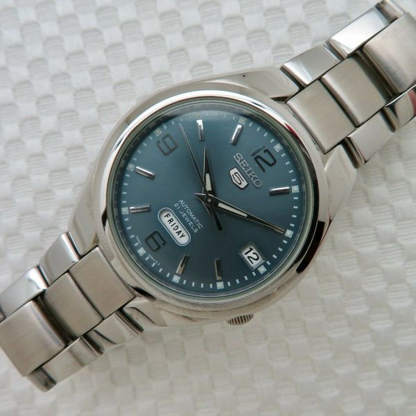 Mens Seiko 5 Automatic Dual Date Wristwatch 7S26-02F0 - Working |  WatchCharts