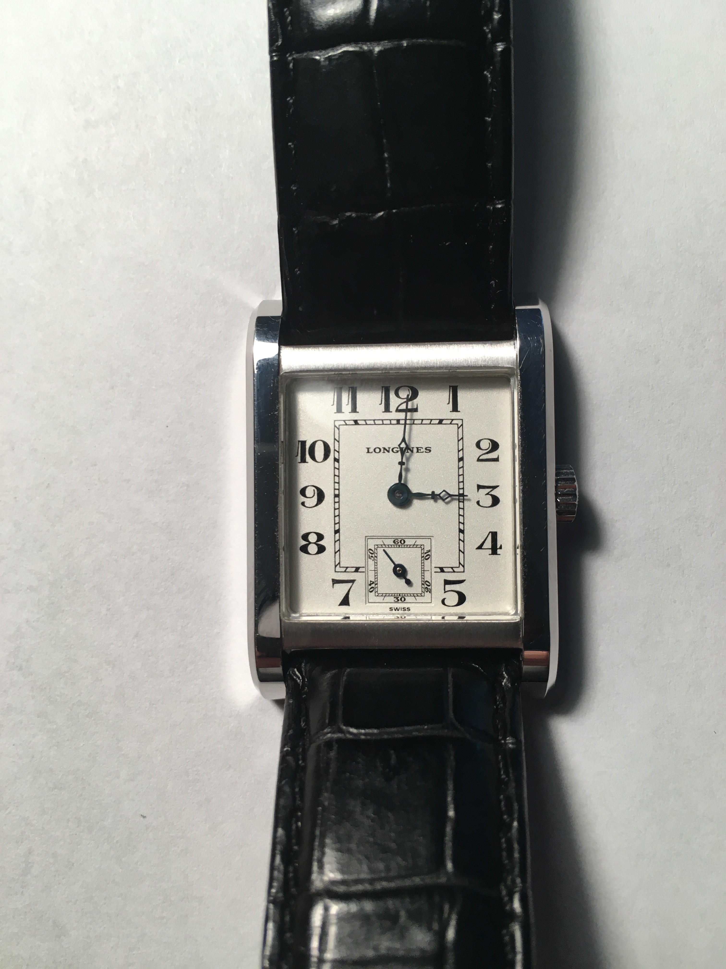 FS Longines Heritage Manual Wind Solid 18k White Gold Dolce Vita