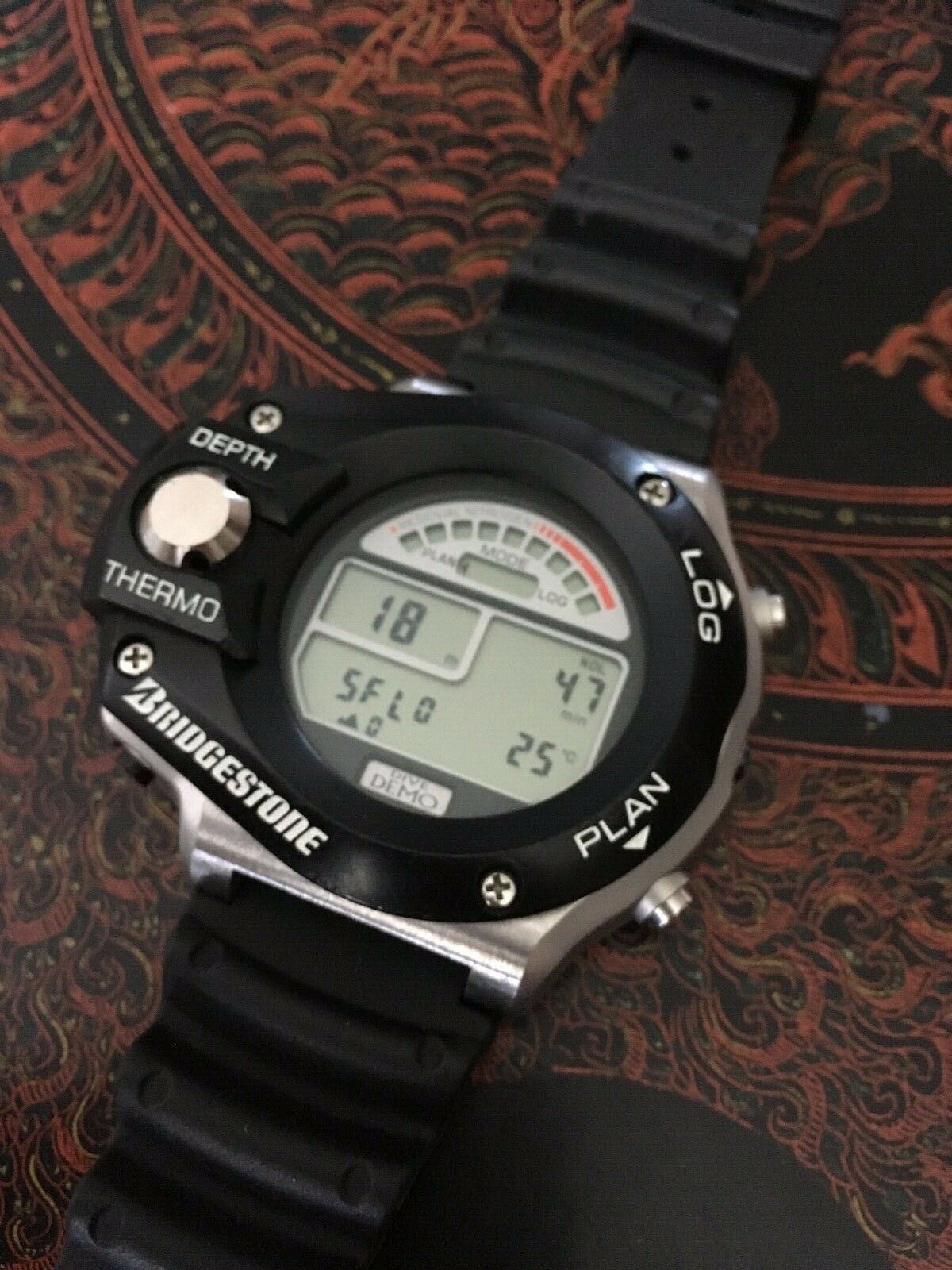 Bism - Bism DIVEDEMO GRANDE exceed ダイコン 黒中古 セール ダイブコンピューター Dive Demo DD900NXGB 200限定の黒 USED