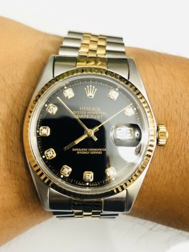 rolex 1601 black