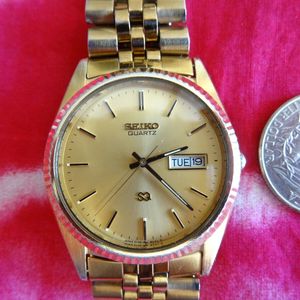 vintage watch SEIKO qurtz SQ japan 5Y23 8A60 day date | WatchCharts