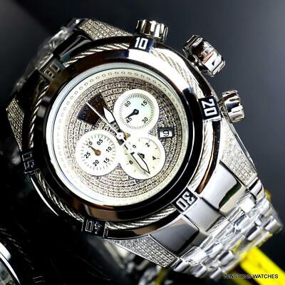 Invicta Reserve Bolt Zeus Diamond 50mm Polished Stainless Steel