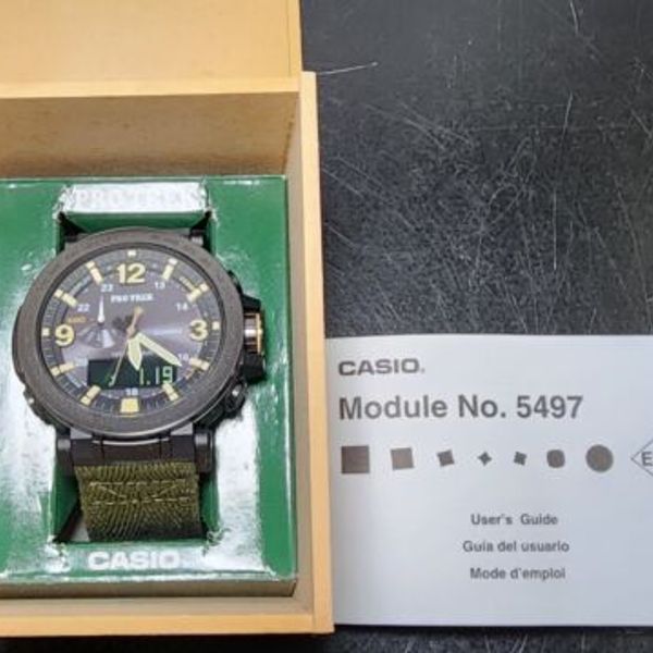 CASIO PRO TREK - THOUGH SOLAR - TRIPLE SENSOR