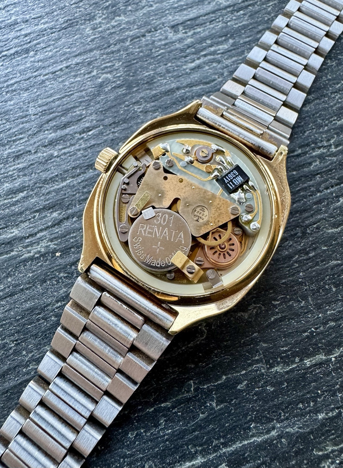 VINTAGE TISSOT SEASTAR QUARTZ MEN WRISTWATCH REF:40642 CIRCA:1977â