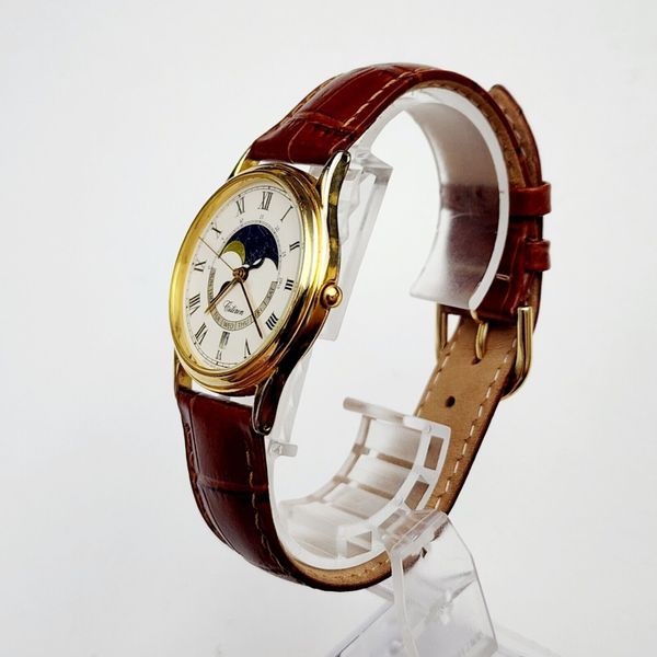 拓片67 Men's JAPAN Vintage 1989 Gold Plated MOONPHASE Watch CITIZEN