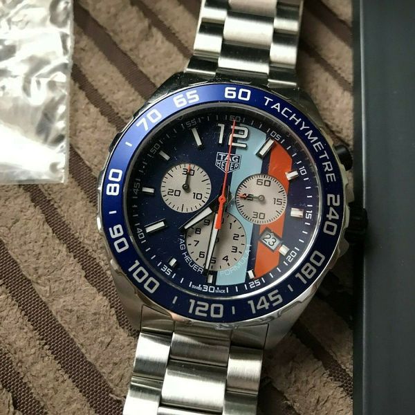Tag Heuer Formula 1 Gulf Special Edition CAZ101N.FC8423 BA0842 RRP £ ...