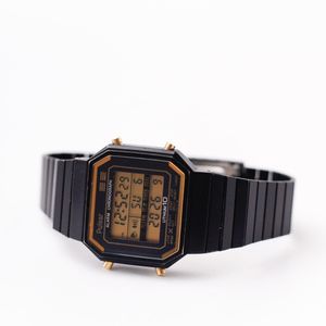 Belt Broken GUCCI I GUCCI Digital Wristwatch Quartz Rubber Black