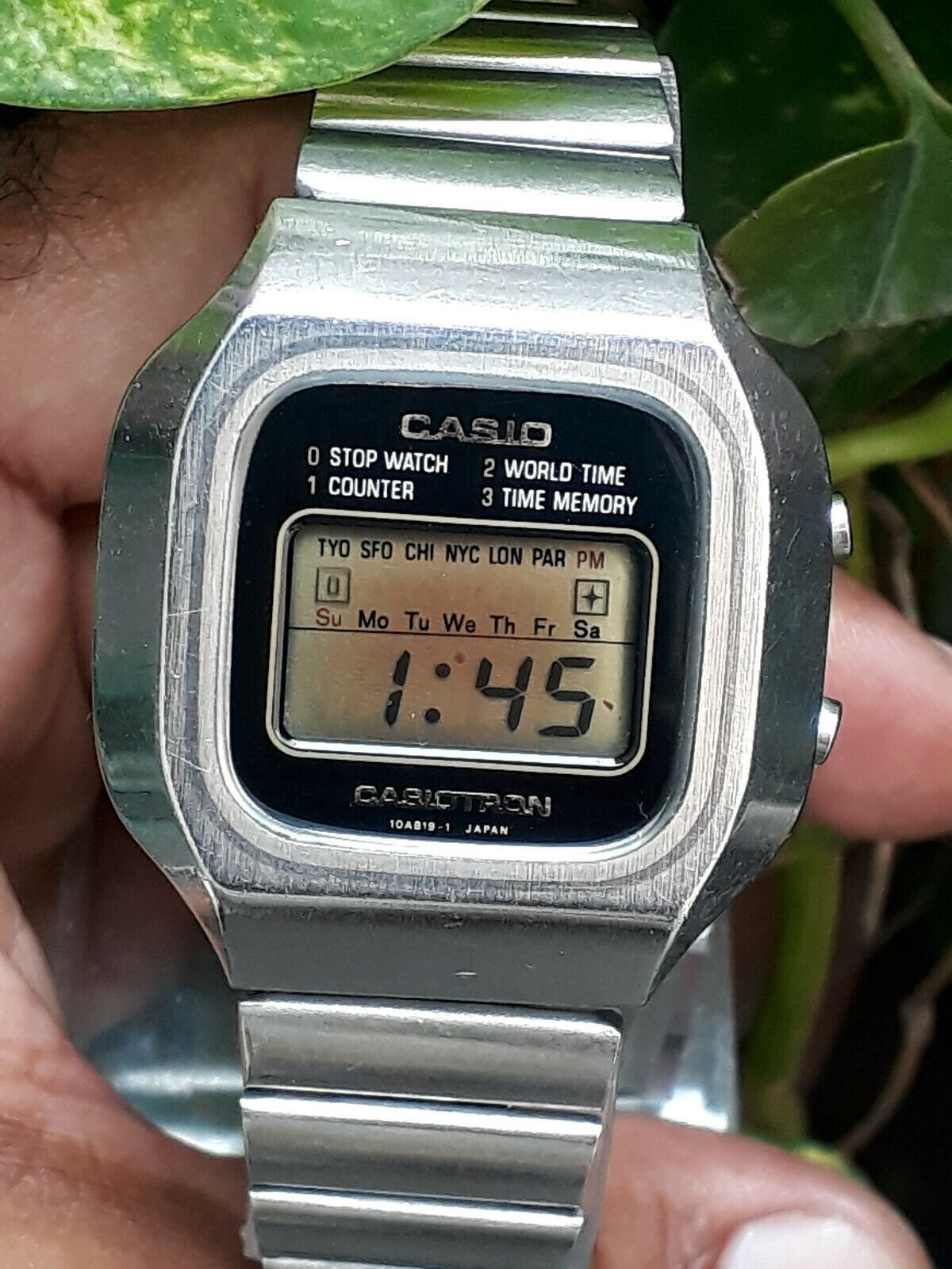 Vintage Casio X-1s (S-14) Casiotron Digital Men's Wrist Watch 