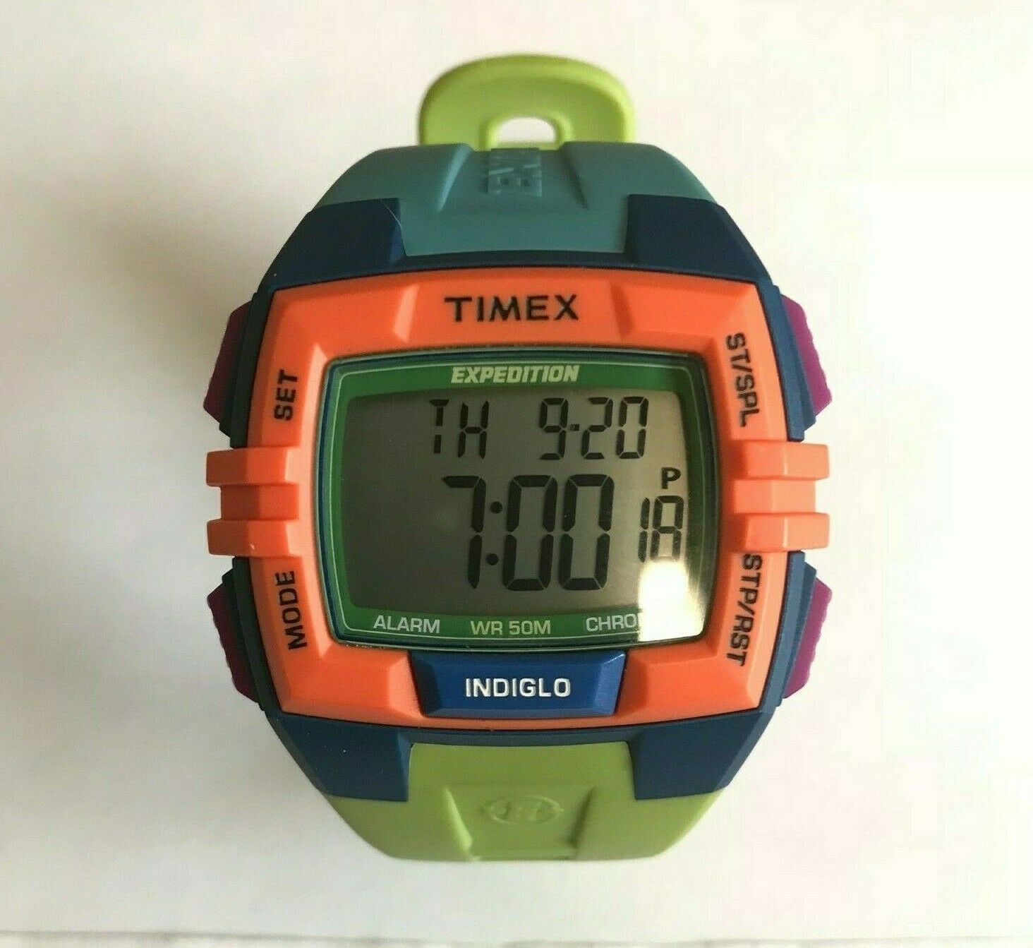 Timex Unisex T49922 Expedition Rugged Digital Cat Colorblock Watch 