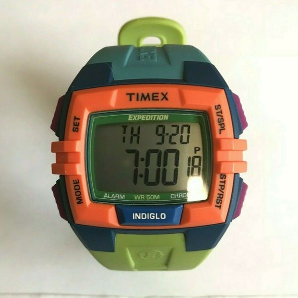 Timex Unisex T49922 Expedition Rugged Digital Cat Colorblock Watch ...