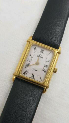 Omega DE Ville Ladies Gold Plated Swiss Watch Quartz Ref MD