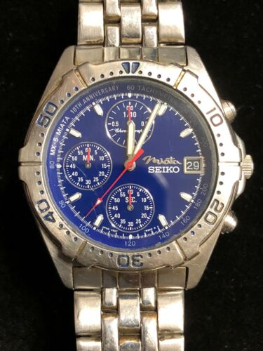 Seiko V657 6140 Mazda Miata MX 5 10th Anniversary Men s Quartz