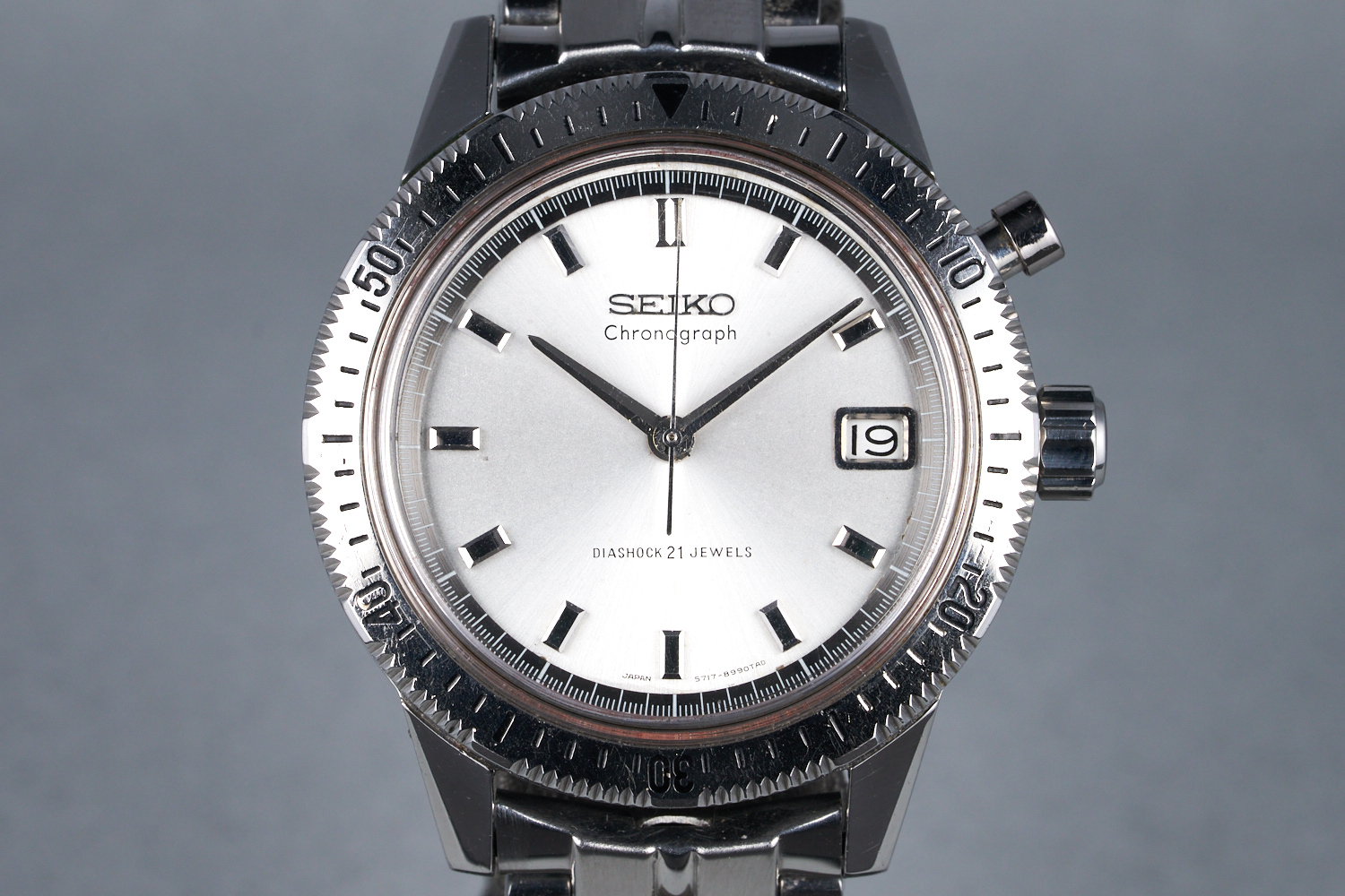 FS 1964 Seiko Mono Pusher Chronograph Ref 5717 8990