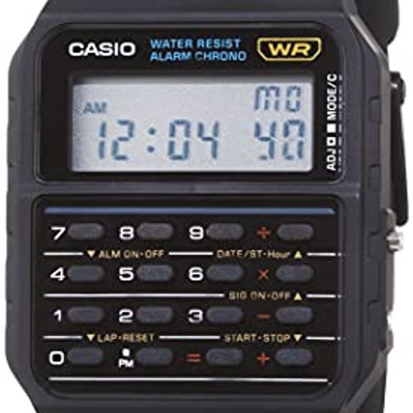 Orologio da polso con tastierino numerico Casio CA-53W-1ER con calcola