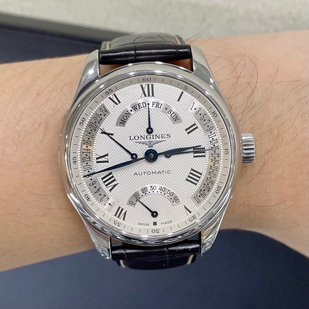 Longines 44mm Master Collection Retrograde Automatic Watch