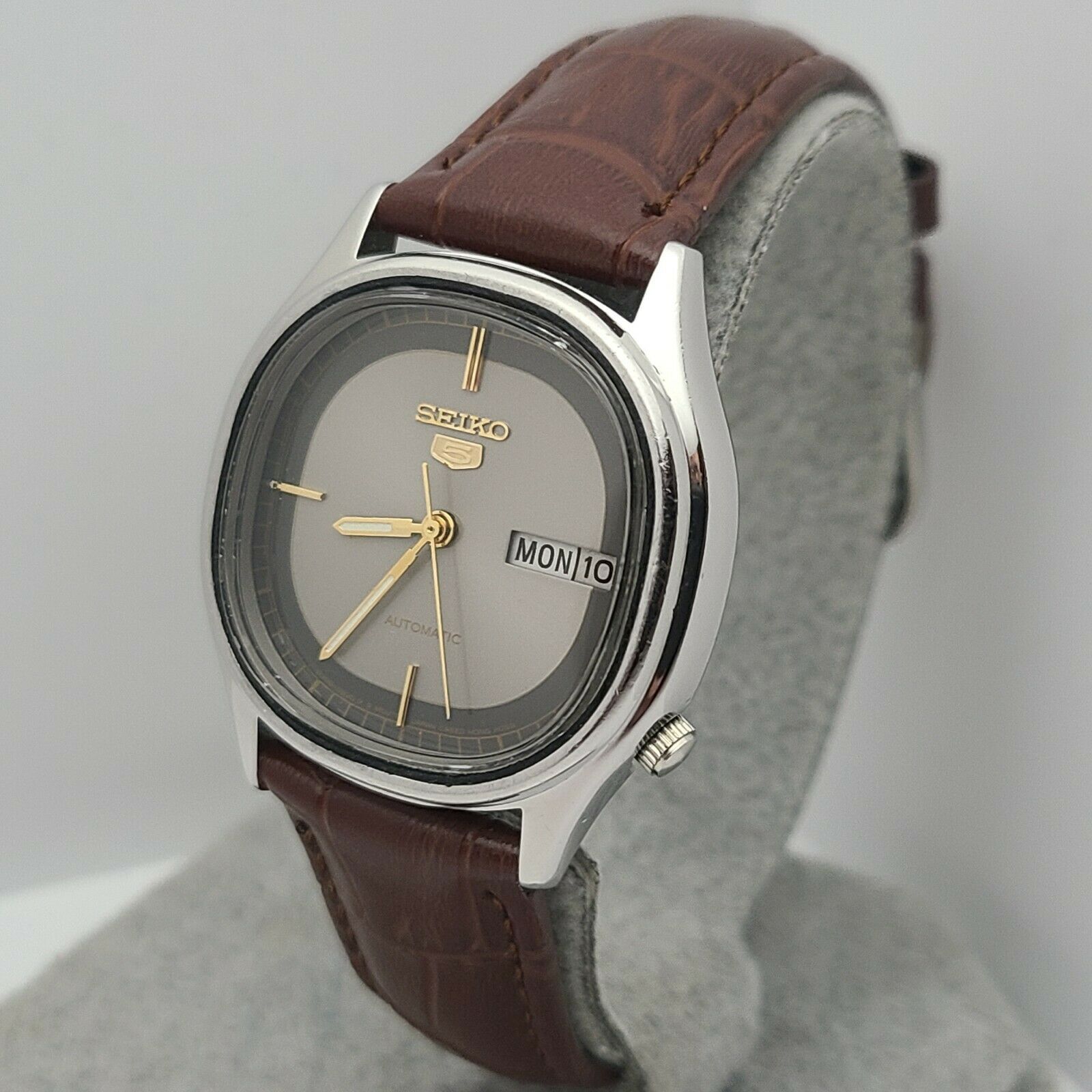 Rare Vintage SEIKO 5 6309-5820 Men's Automatic watch 17Jewels day