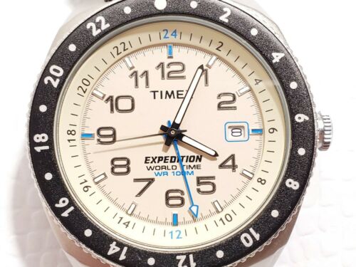 Timex expedition world time sale