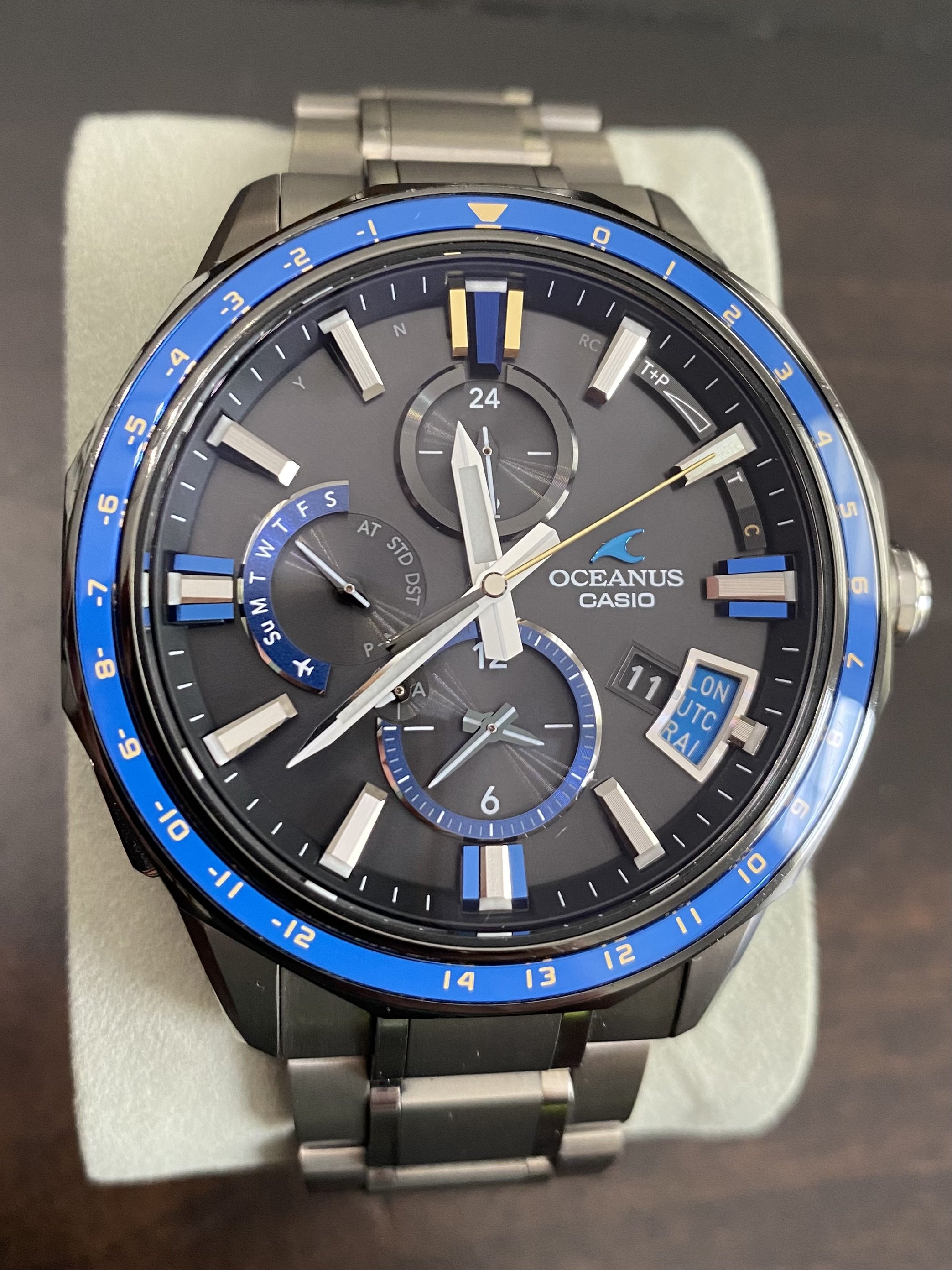 750 USD] Casio Oceanus OCW-G2000G-1AJF GPS Titanium Sapphire Bezel