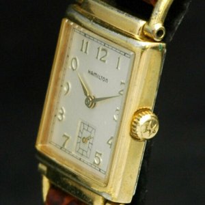 HAMILTON Wilshire Reissue REGISTERED EDITION 6174A Driver Lug GOLD 