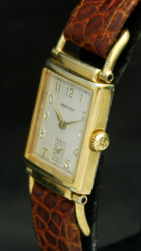 HAMILTON Wilshire Reissue REGISTERED EDITION 6174A Driver Lug GOLD WATCH  HTF VTG | WatchCharts Marketplace