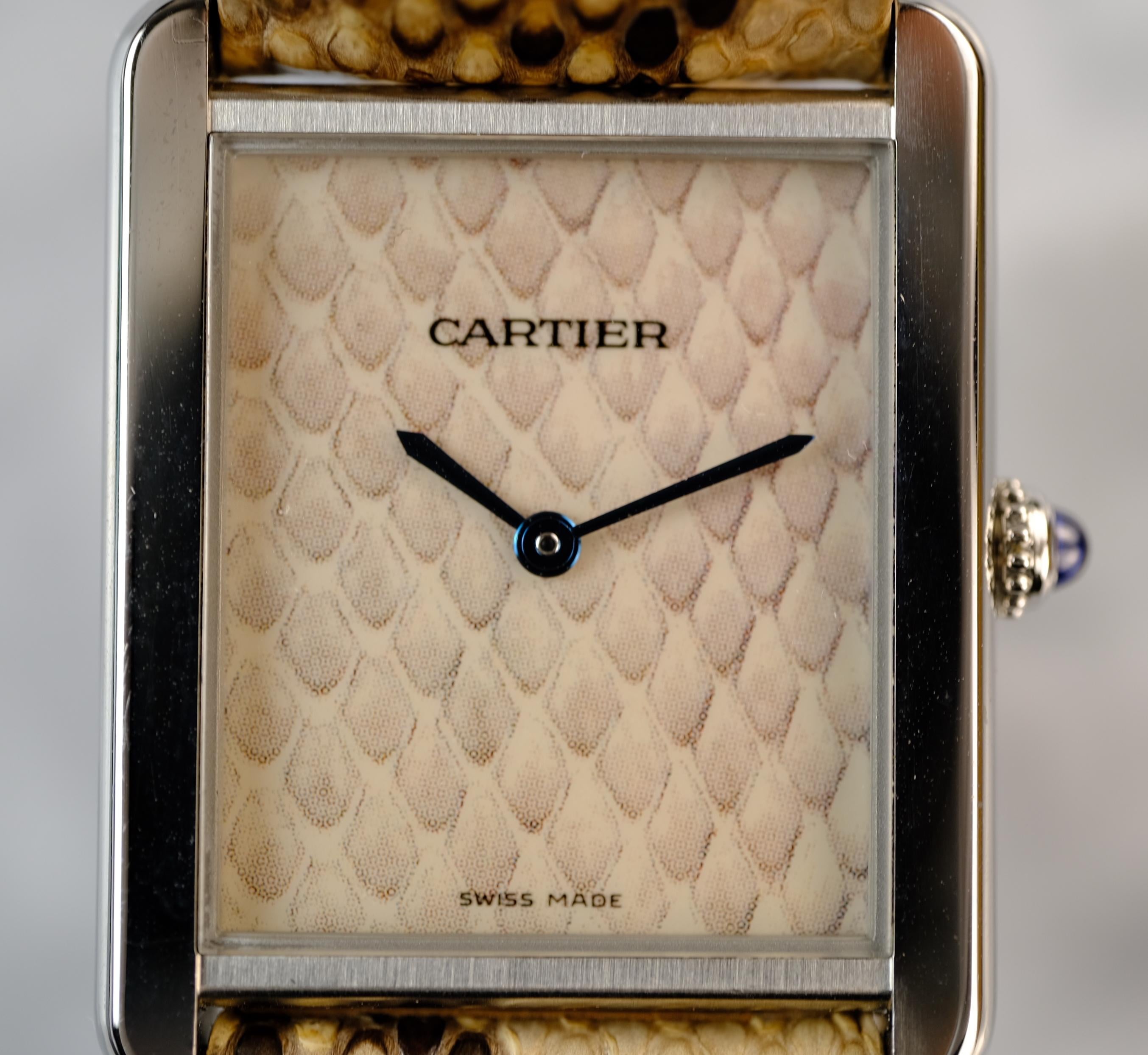 WTS Rare Cartier Python Tank 3169 3000 WatchCharts