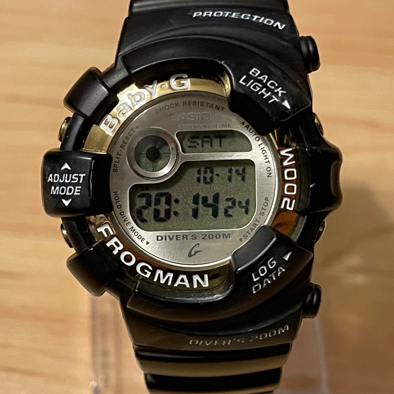 WTS] Casio G-Shock Baby-G Frogman BGW-100WC Black & Gold Custom