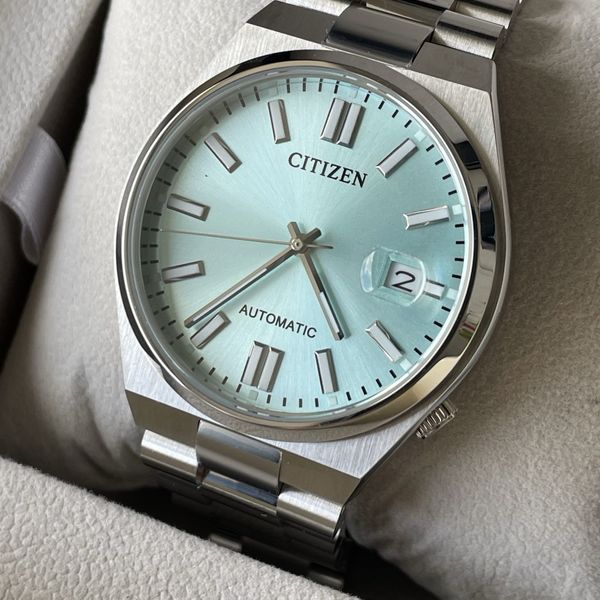 Citizen Tsuyosa Automatic Blue Dial Silver Steel Strap Watch For Men - NJ0151-88X