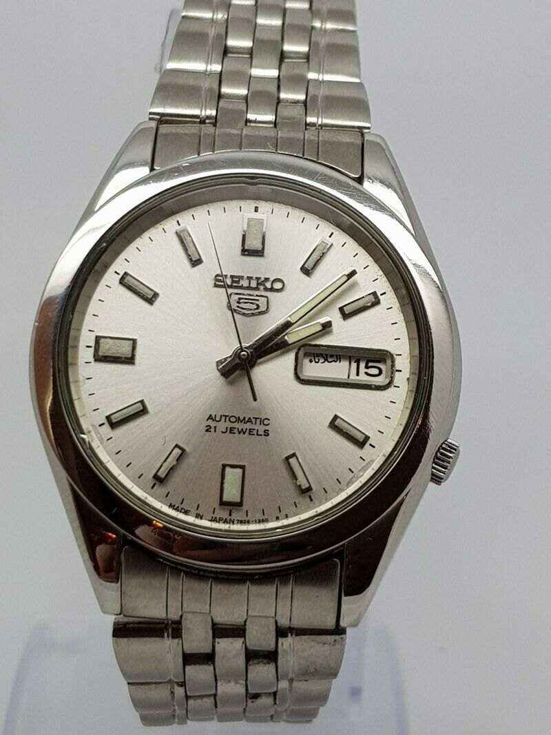 VINTAGE SEIKO 5 AUTOMATIC JEWELS 7S26 MADE MEN'S WATCH |