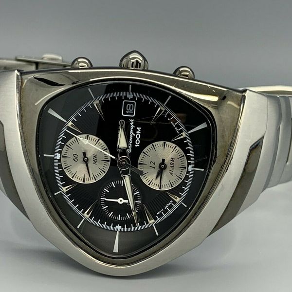 Seiko Triangle Chronograph 7T62-0GH0 Stainless Steel Men's Quartz Watch  SNA755 | WatchCharts