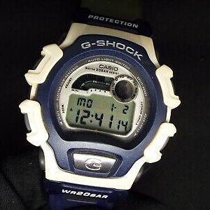 CASIO VINTAGE DIGITAL WATCH G-SHOCK 1681 DW-004 SURFING TRIPLE 