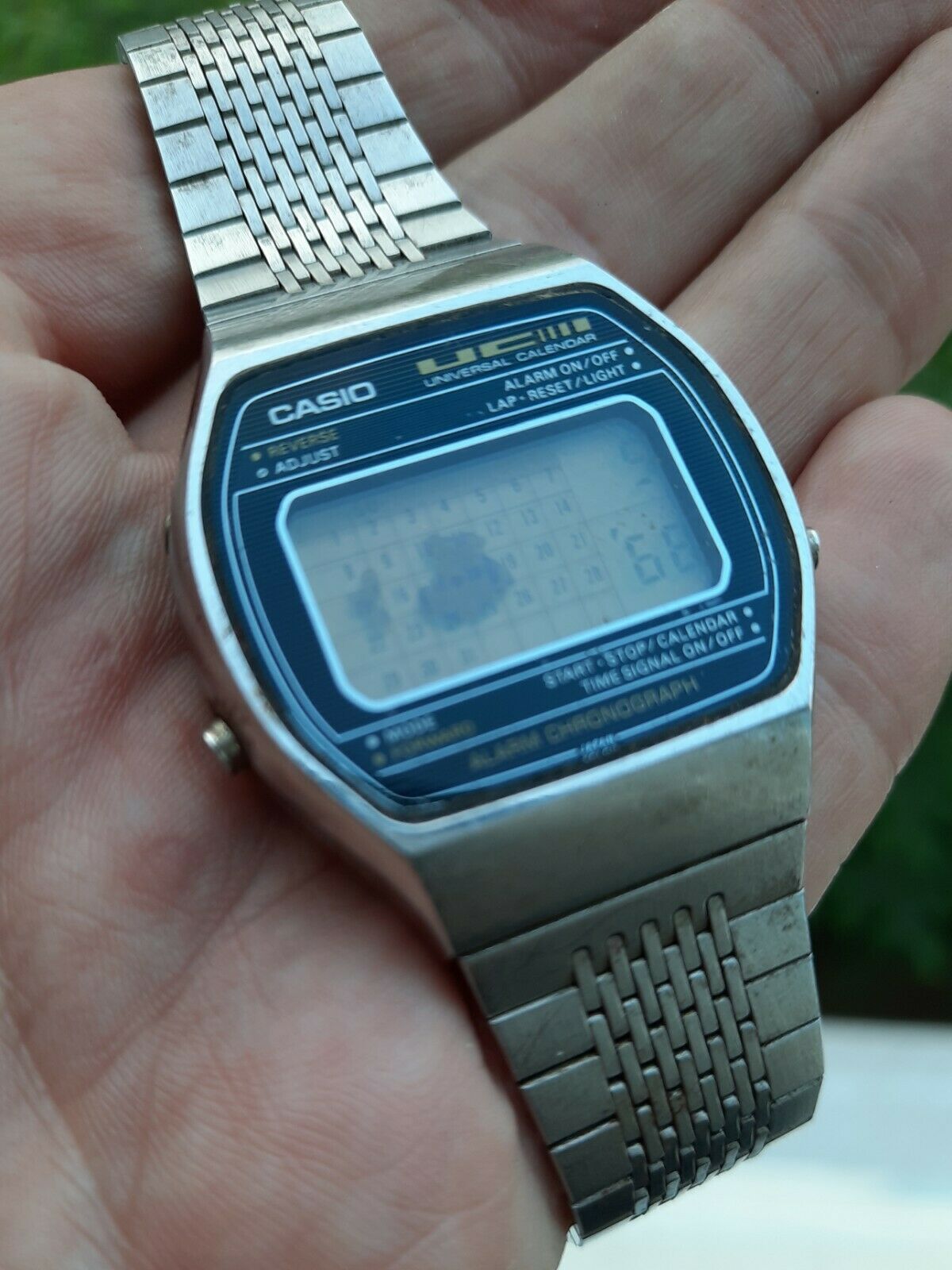 Casio Casiotron UC Universal Calendar 79CS-51 Japan Vintage Watch 