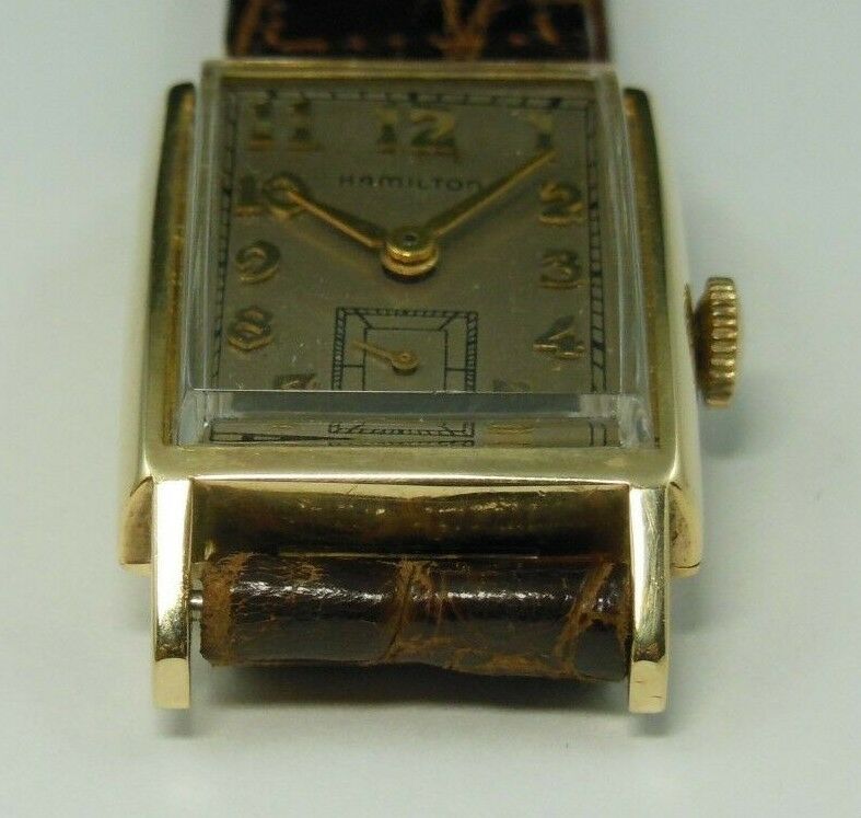 Hamilton Brockton 10K Solid Gold Watch