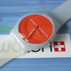Swatch New Gent \'THIS MOMENT\' Unisex Watch (Model SUOW106) Swatch Watch Positive Vibes SUOW106  main image 4