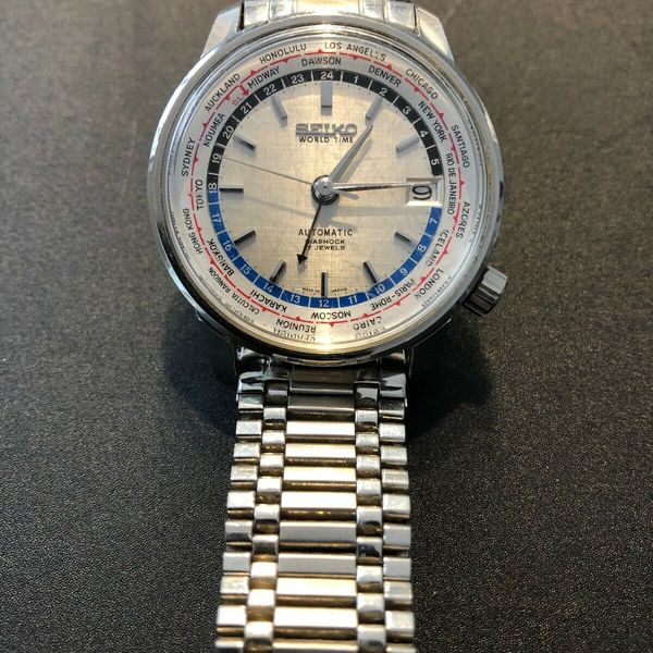 Seiko World Time Watch Model 62177000 Vintage WatchCharts