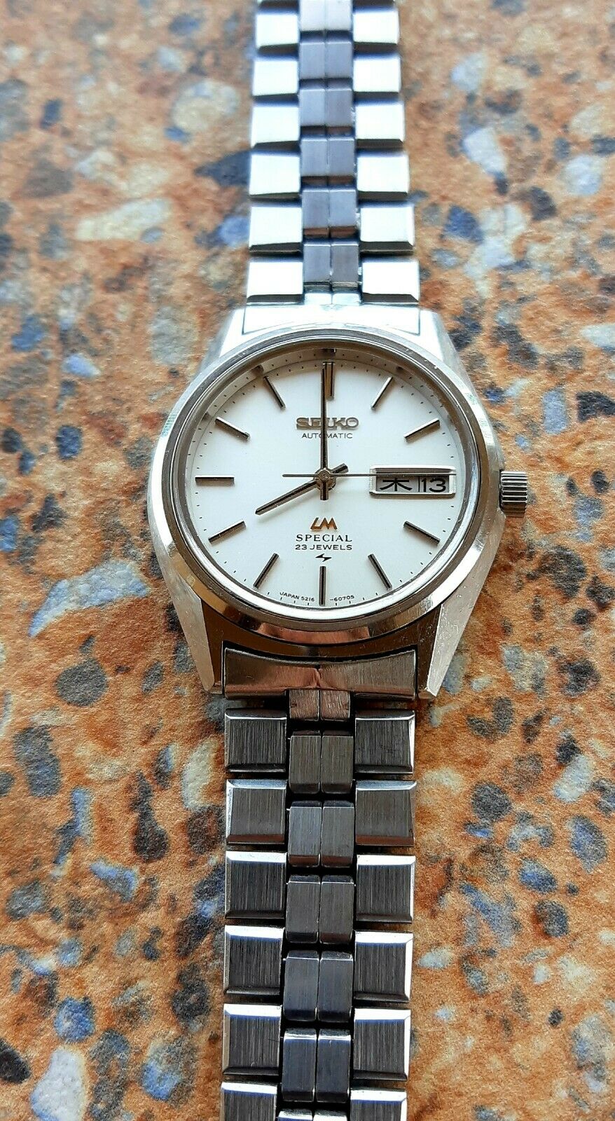 Seiko LM Special 23 Jewels Automatic 5216 6050 December 1973 Kanji