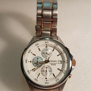 SEIKO 4T57-00E0 100m Chronograph Date Men's Watch | WatchCharts