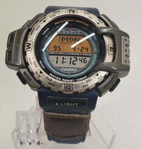 RARE VINTAGE CASIO PROTREK PRT-40 WWJ Mod.1471 Sensor Memory