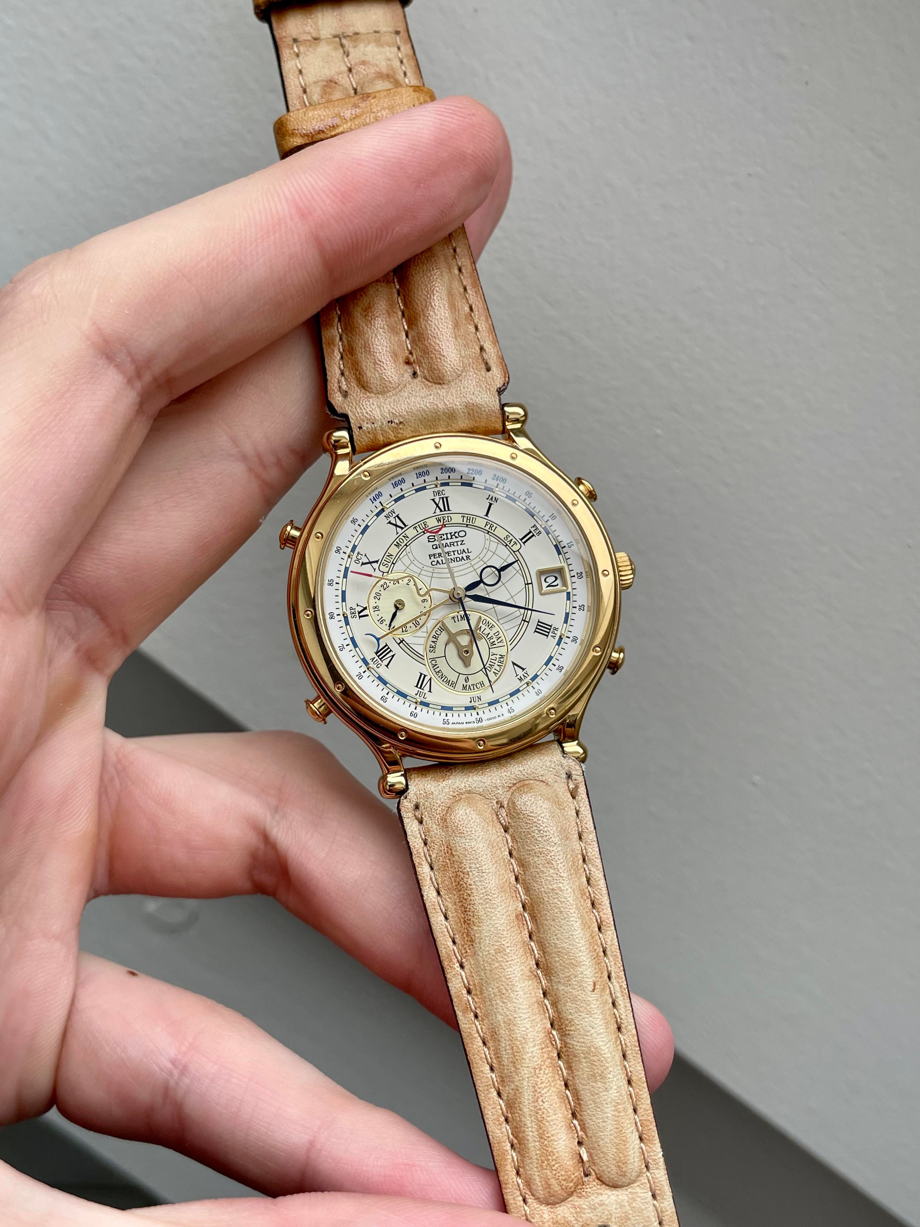 WTS] Seiko Age Discovery Perpetual Calendar Dancing Hands ???? | WatchCharts
