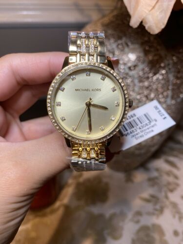 特別価格！Michael Kors Melissa Three-Hand Gold-Tone Watch Michael Kors MICHAEL Michael Kors Women's Melissa Three-Hand