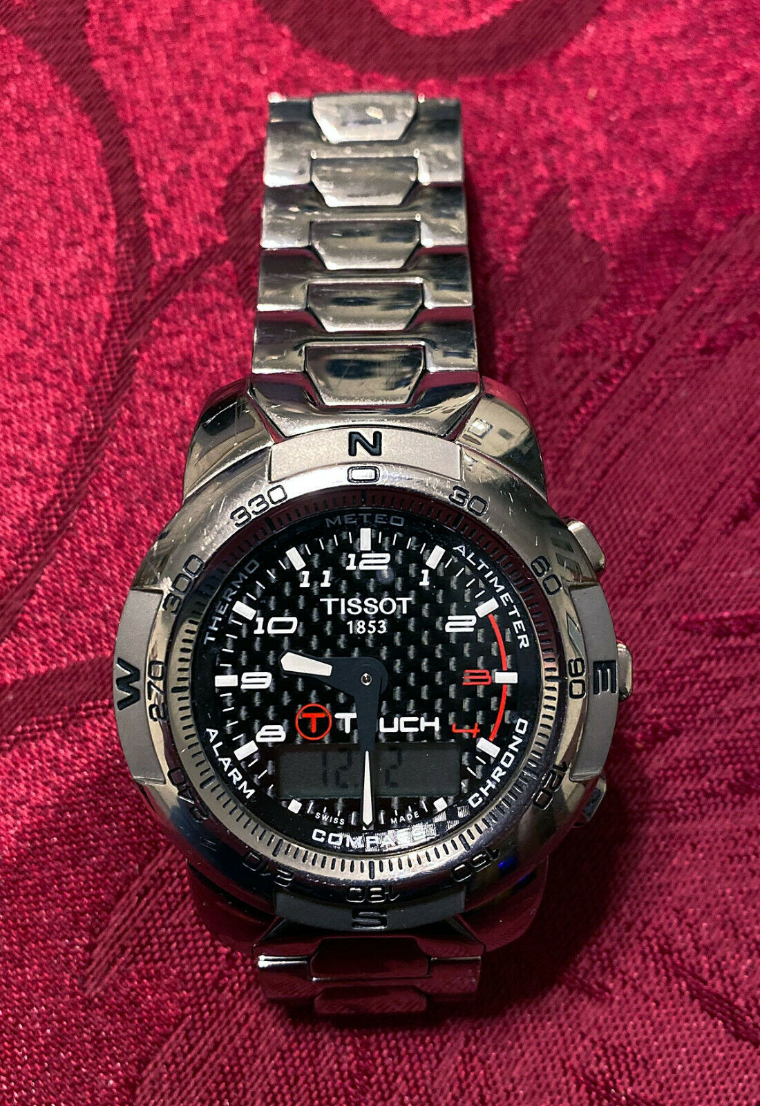 Tissot T Touch T33.7.888.92 Titanium Carbon Fiber Men s Watch