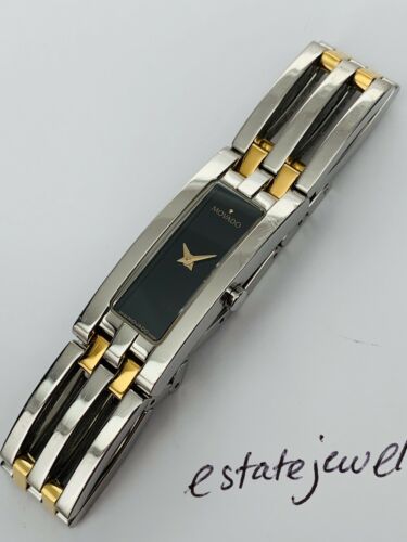 MOVADO Esperanza Ladies Two Tone Swiss Watch ref. 84 H5 1400 New