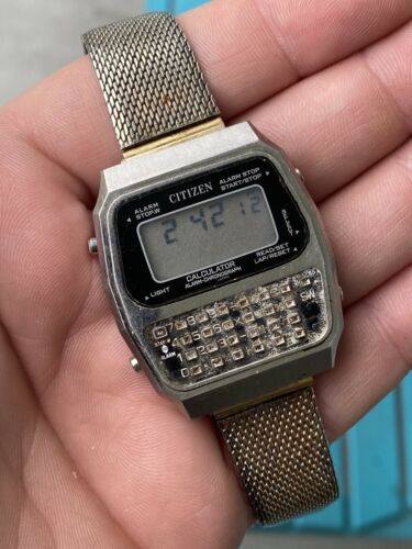Vintage Citizen Calculator Watch 49-9714 | WatchCharts Marketplace